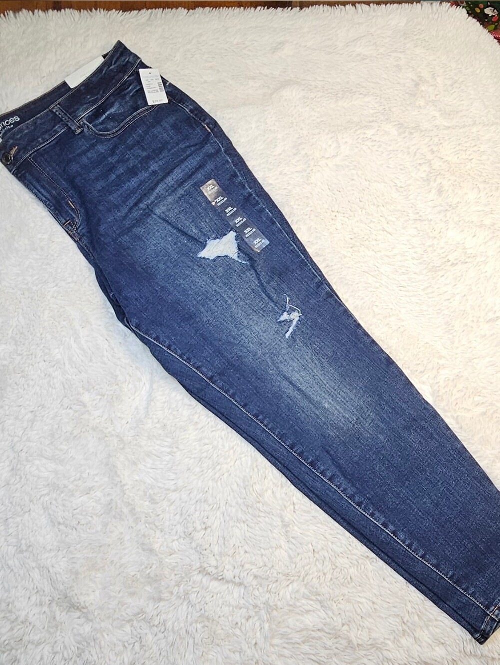 Maurices XXL Distressed Mid-Rise Tapered Jeans – NWT - Picture 5 of 10